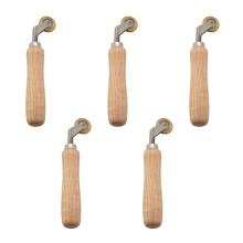 5 Stücke 6mm Messing Penny Roller mit Kugel Lager Kunststoff Heiß Luft Kunststoff Schweiß Werkzeug Schweißen Löt Zubehör Schweiß Düsen