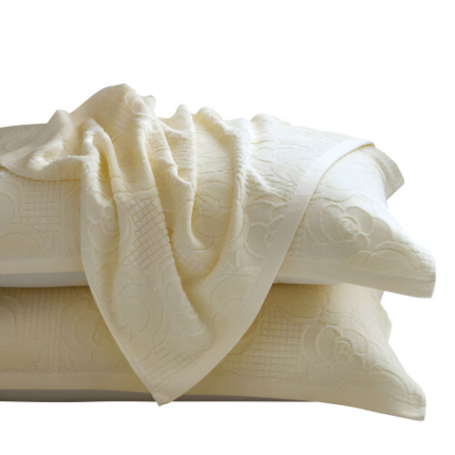 Paire de serviettes d'oreiller en coton lavables en machine,-BG