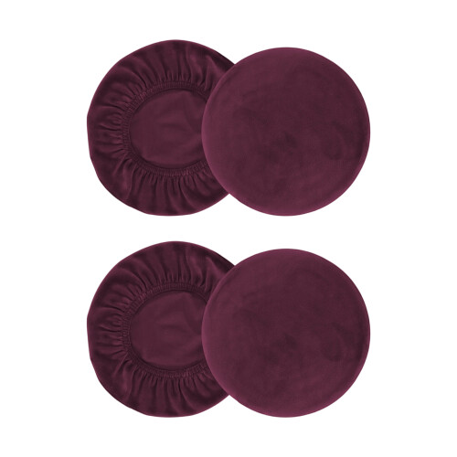 Breathable European Pattern Stretch Slipcovers For-Burgundy