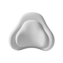 Ergonomisch kussen van traagschuim met hoge-lichtgrijs