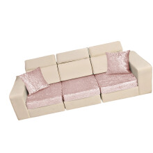 Set van 5 Universals elastische bankhoezen met snel te-Roze