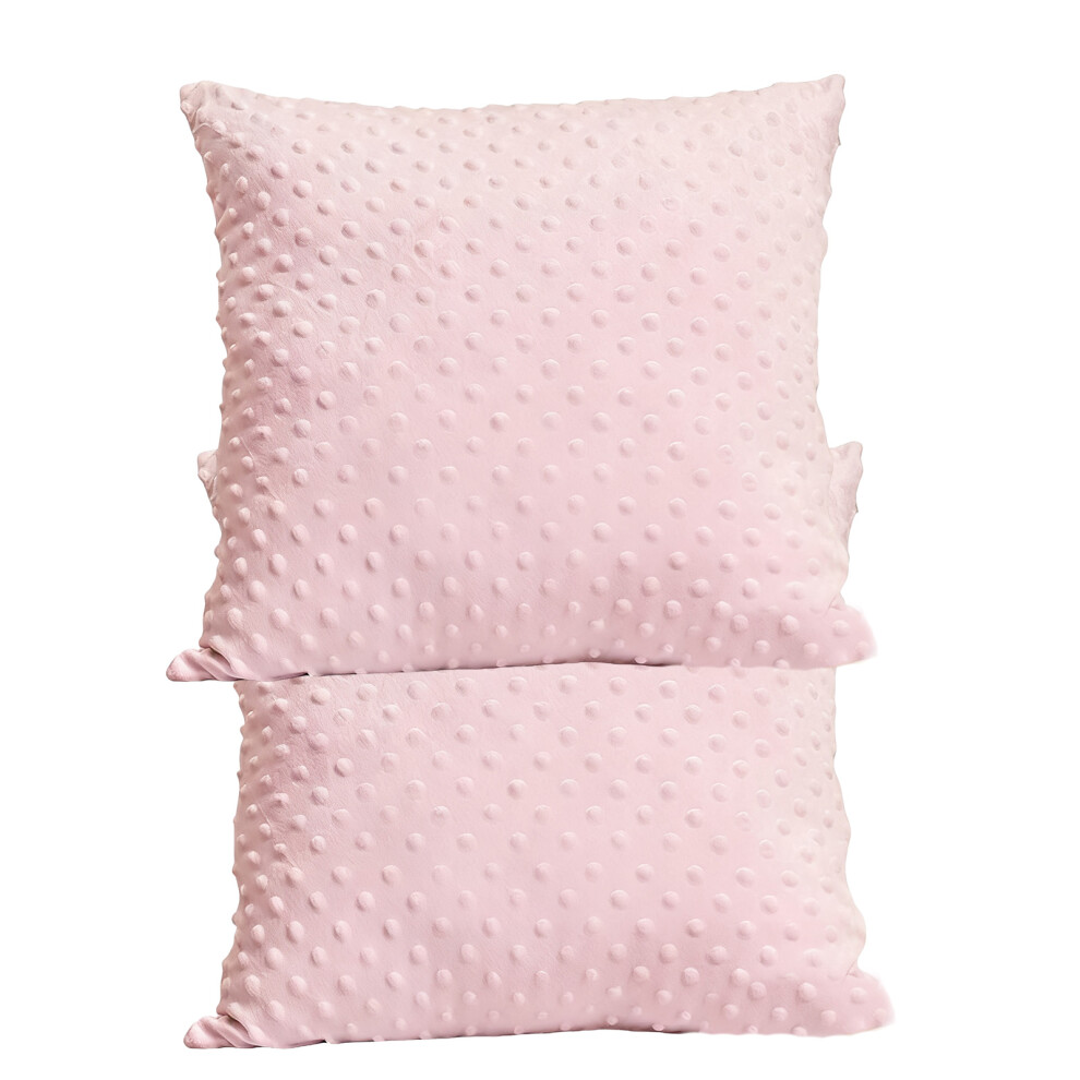Bean Shape Throw Pillowcase Pillow Protectors Velours-Pink