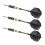 Darts-Set, Metallspitze, Eisen-Aluminium, 3