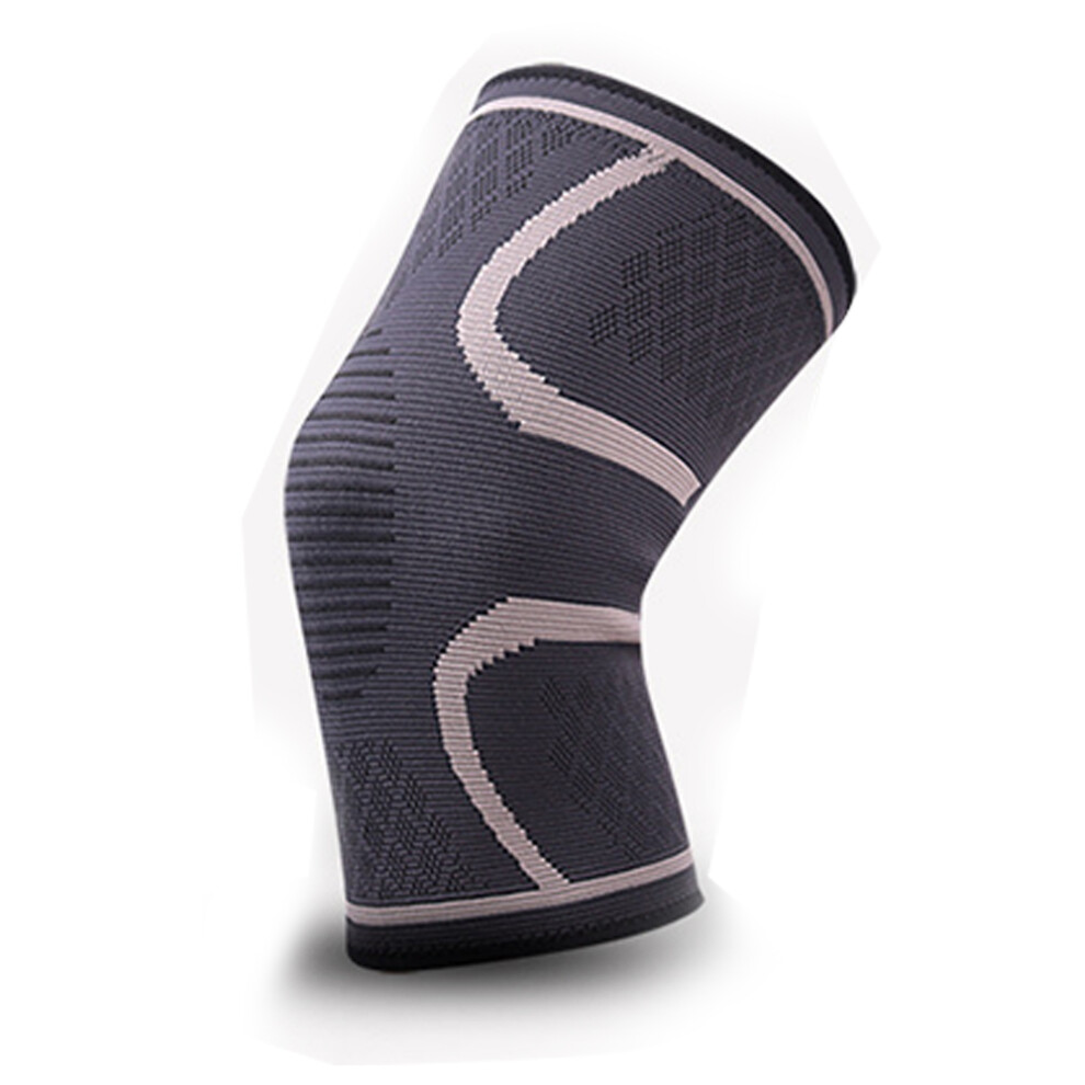 Compression Knee Sleeve, Knee Brace Support with Anti-Slip Silicone for Optimal Muscle Stabilization and Sports Injury Recovery, Best for Arthritis, M