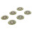 Radiation Shield Stickers for Phones & Computers 6 Pack Silver 1