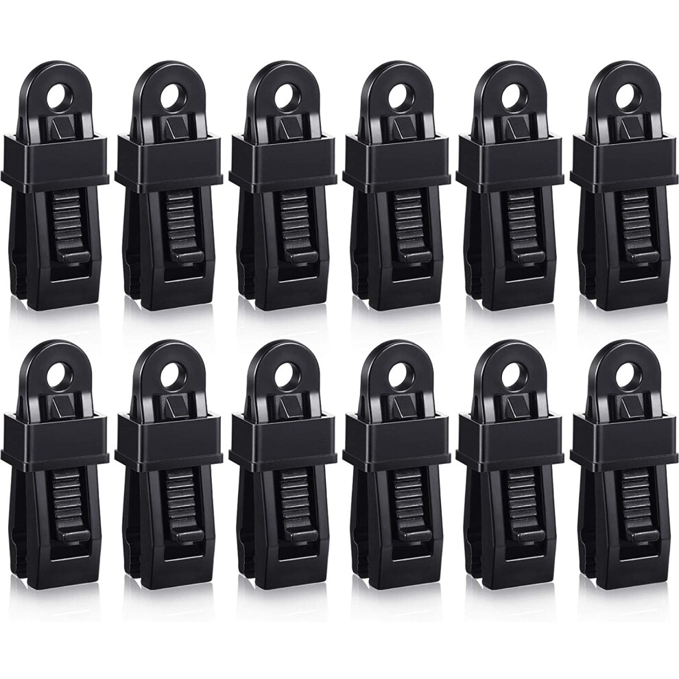 Weatherproof Plastic Tarp Clips, Outdoor Camping Heavy Duty Tarp Clips With Strong Lock Grip For Car Covers, Boat Covers And More 9463374030072