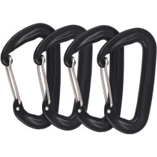 Heavy-Duty Lightweight Carabiner Clips, Aerospace Aluminum Alloy Carabiner For Outdoor Adventures, Rust-Proof And Wear-Resisting Carabiner With Secure