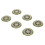 Radiation Shield Stickers for Phones & Computers 6 Pack Silver 10