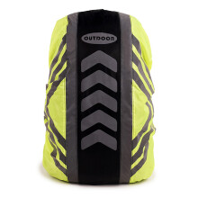 Extra Large Reflective Backpack Cover, Economical Kit Including Backpack Rain Cover, Helmet Rain Cover, And First Aid Whistle, For Outdoor Activities,