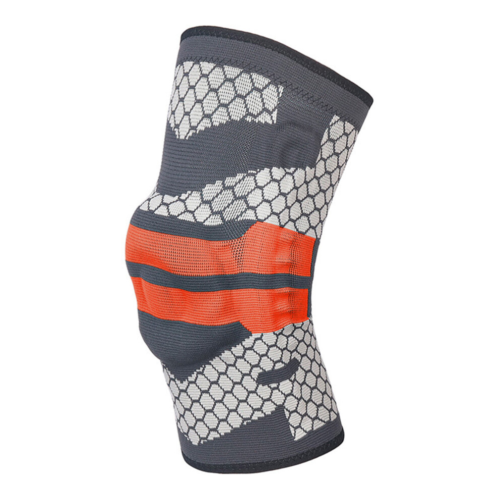 Compression Knee Sleeve For Relief Pain, Breathable Comfortable Unisex Brace With Memory Spring Stabilizers, Improved Circulation And Enhanced Perform