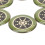 Radiation Shield Stickers for Phones & Computers 6 Pack Silver 5