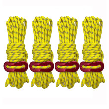 Cuerda reflectante para acampar, cordones ultraligeros para tiendas de campaña, perfectos para aventuras al aire libre, material de nailon de alta