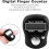 Handy Electronic Finger Counter, Digital Display One Hand Operation, Adjustable Ring For Comfortable Attachment, Durable ABS Plastic Case, Ideal For S 4