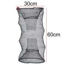 Portable Fishing Bait Trap, Collapsible Cast Net For Catching Crayfish Shrimp, Galvanized Steel Wire Polyethylene Mesh Ensures Durability And Convenie