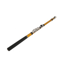 Canna da pesca telescopica per la pesca in mare, robusta costruzione in fibra di vetro, design compatto, leggera, guida fluida, antiruggine, facile