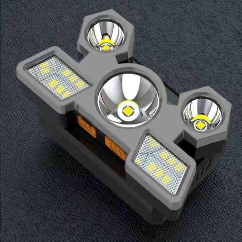 ABS Rechargeable Headlamp 18650 1200mAh 1000m Range
