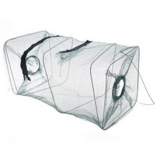 Foldable Fishing Bait Trap, Superior Material Lightweight Spring Steel Rim For Easy Carrying, Suitable For Catching Crabs, Bait Fish, Lobsters, Shrimp
