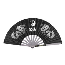 Martial Arts Essential, Deluxe And Elegant Chinese Style Tai Chi Dragon Fan, Light Weight And Foldable For Smooth Opening, Perfect For Tai Chi Exercis