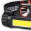 ABS Rechargeable Headlamp 18650 1200mAh 1000m Range 3
