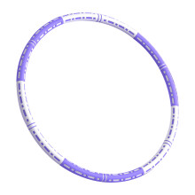 Hula-hoop fitness ponderato pronto per il viaggio, hula shaper regolabile e staccabile per un efficace consumo di calorie, rafforzamento del core,