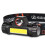 ABS Rechargeable Headlamp 18650 1200mAh 1000m Range 2