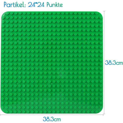 Placa base retangular para brinquedos de construção, conjunto multicolorido. Material de alta qualidade e ecológico. Compatível com Duplo e a 1
