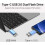 Υπερταχεία διεπαφή USB 3.0, αδιάβροχη σχεδίαση, διπλή μονάδα Otg, 64Gb, επέκταση χώρου 3