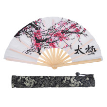 Handheld Fans for Summer Cooling, Bamboo Fans with Hollowed Bamboo Frames for Comfortable Experience at Weddings, Dance Recitals, And Performance