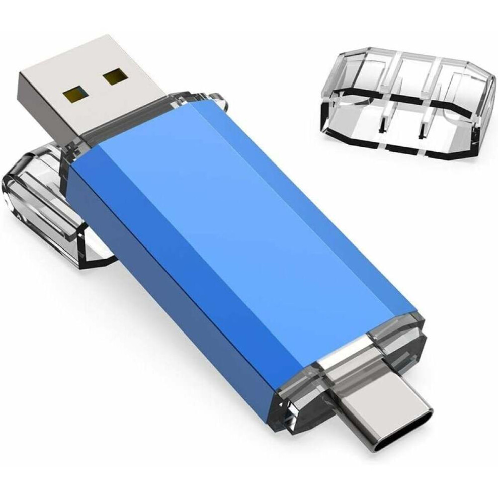 Waterproof Design Dual Otg Thumb Drive For Smartphones, Expand Storage 64Gb With Anti-Skid Anti-Fingerprint Design 9340959647026