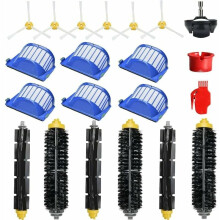 Experiência de limpeza aprimorada: conjunto de escovas laterais de 3 braços para acessórios do aspirador de pó iRobot Roomba, limpeza de cantos e