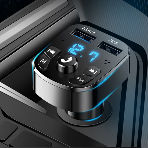 Ασύρματος δέκτης Bluetooth για αυτοκίνητα, Universal Audio Companion με θύρες USB γρήγορης 2