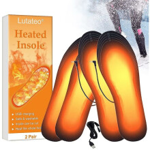 Reusable Waterproof Foot Warmers, Heated Insoles For Men Women Outdoor Skiing Fishing Hiking