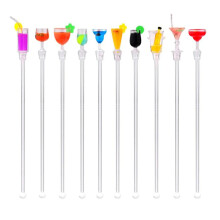 Colorful Drink Stirrers, Durable Acrylic Cocktail Swizzle Sticks For Daily Use, Dining Out, Office, Parties, And Events
