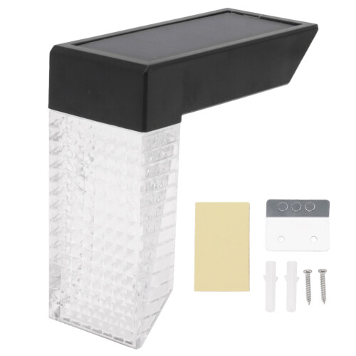 Διακοσμητικά αδιάβροχα ηλιακά φώτα, κρυστάλλινα φωτιστικά σε σχήμα L, ηλιακά φώτα
