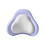 Comfortable Memory Foam Lumbar Pillow Office- Purple1 gray 1