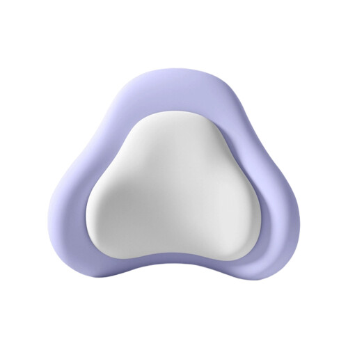 Comfortable Memory Foam Lumbar Pillow Office- Purple1 gray