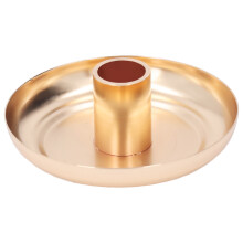 Kerzenständer aus Eisen für die Tischdekoration, klassischer Metallkerzenhalter mit stabilem Fuß, müheloses Entnehmen, robuste Konstruktion, für