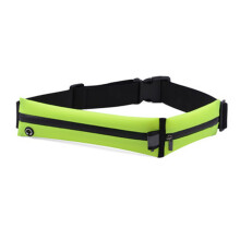 Marsupio versatile, cintura da corsa ultraleggera in tessuto di poliestere con foro nascosto per cuffie per gli appassionati di fitness, striscia