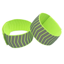 Gut sichtbare und sichere reflektierende Armbänder, fluoreszierende elastische Armbänder für Laufen, Radfahren, Spazierengehen, Motorradfahren bei