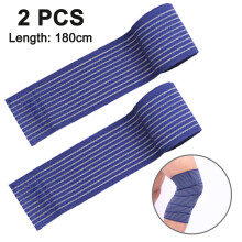 Elastic Compression Bandage, Breathable Fabric Support Brace For Full Coverage And Comfort