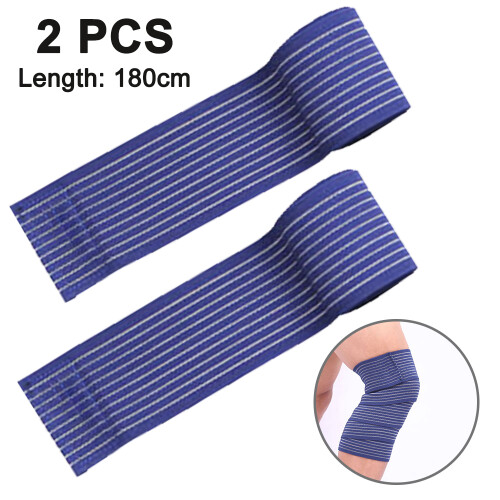 Elastic Compression Bandage, Breathable Fabric Support Brace For Full Coverage And Comfort