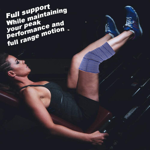 Elastic Compression Bandage, Breathable Fabric Support Brace For Full Coverage And Comfort 2