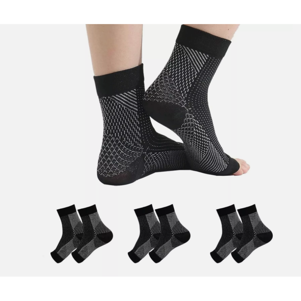 Comfortable Pain Relief Socks, Neuropathy Pain Relief Socks Gentle Compression Improves Blood Circulation And Reduces Swelling, Anti-Slip Sole For Sta