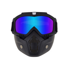 Maschera tattica a forma di teschio per sport all'aria aperta, maschera integrale tattica in materiale resistente con fascia elastica regolabile e