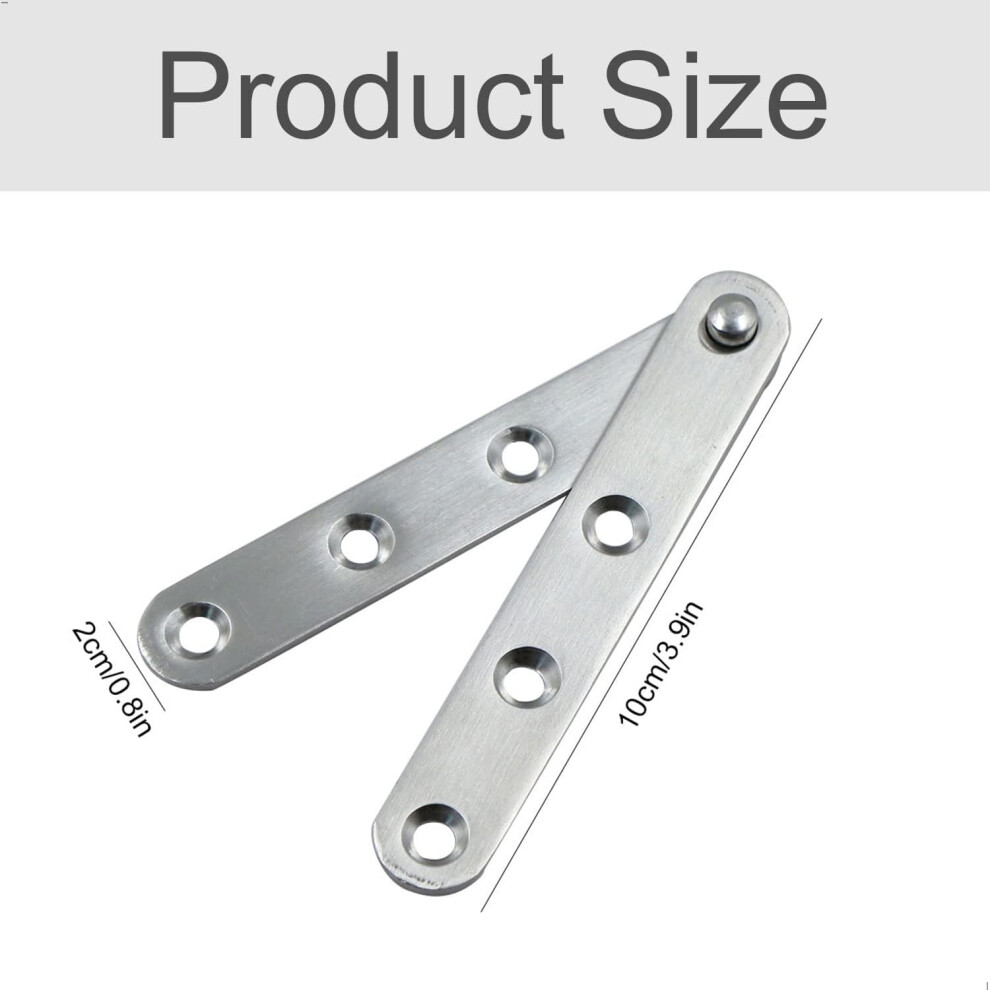 Elegant Design, Stainless Steel 360 Degree Swivel Pivot Hinge For Cabinet Door, Concealed Hinge With High Hardness Anti-Corrosion Wear Resistant Long 9169997249180