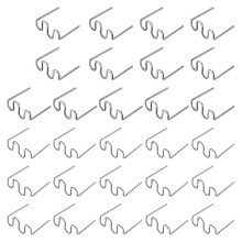Heißluftklammern aus Edelstahl für Kunststoffreparaturen, Schweißstäbe 0,8 mm und 0,6 mm, starke und langlebige S-förmige Schweißklammern für