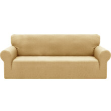 Housse de canapé élégante, housse de canapé avec dessous élastique antidérapant, protection de meubles lavable et extensible, convient à