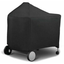 Nauwsluitende grillhoes voor Weber 7152 grills, scheurvast, duurzaam polyesterweefsel, waterdicht, zwaar uitgevoerd, kleurechte houtskoolgrillhoes