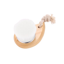 Soft Hair Face Wash Brushes Bamboo Charcoal Facial Cleansing Brush Massage Pore Cleanser Face Beauty Skin Care Cleaning Tools Silver