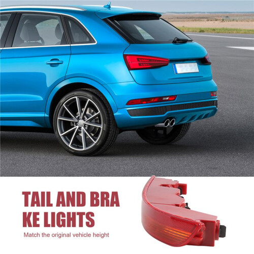 Car Rear Bumper Tail Light Reflector Light Parking Brake Light Fog Light for  Q3 2011-2015 8U0 945 095 8U0945095 Left